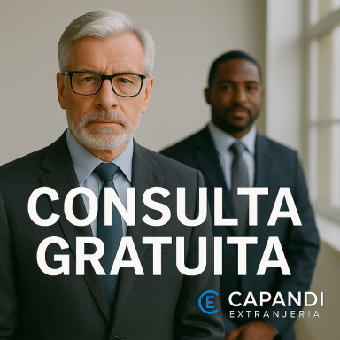Consulta gratuita con abogados de extranjería Abogado de extranjería ofreciendo consulta gratuita en CAPANDI